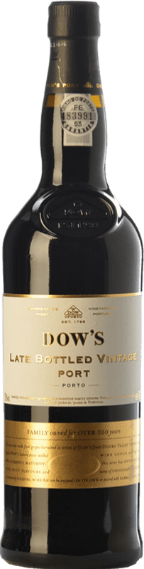 19,95 € Free Shipping | Fortified wine Dow's Port Late Bottled Vintage I.G. Porto Porto Portugal Touriga Franca, Touriga Nacional, Tinta Roriz, Tinta Cão, Tinta Barroca Bottle 75 cl