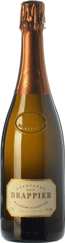 72,95 € Free Shipping | White sparkling Drappier Millésimé Exception Brut A.O.C. Champagne Champagne France Pinot Black, Chardonnay Bottle 75 cl