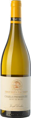 67,95 € Envio grátis | Vinho branco Joseph Drouhin Mont de Milieu A.O.C. Chablis Premier Cru Borgonha França Chardonnay Garrafa 75 cl