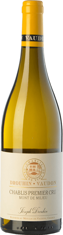 67,95 € Free Shipping | White wine Joseph Drouhin Mont de Milieu A.O.C. Chablis Premier Cru Burgundy France Chardonnay Bottle 75 cl