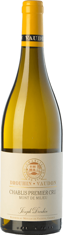 71,95 € Free Shipping | White Wine Joseph Drouhin Mont de Milieu 1er Premier Cru A.O.C. Chablis Burgundy France Chardonnay Eco — Organic 75 cl