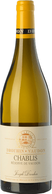 44,95 € Бесплатная доставка | Белое вино Joseph Drouhin Réserve de Vaudon Резерв A.O.C. Chablis Бургундия Франция Chardonnay бутылка 75 cl