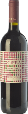 56,95 € Kostenloser Versand | Rotwein Duemani Cifra I.G.T. Costa Toscana Toskana Italien Cabernet Franc Eco — Biologisch 75 cl