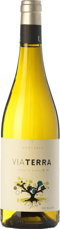 10,95 € Бесплатная доставка | Белое вино Edetària Via Terra Blanc D.O. Terra Alta Каталония Испания Grenache White бутылка 75 cl