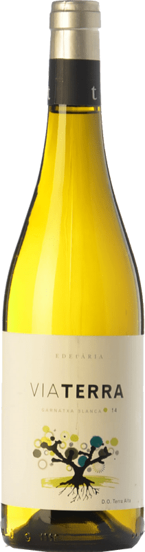 11,95 € Envío gratis | Vino Blanco Edetària Via Terra D.O. Terra Alta Cataluña España Garnacha Botella 75 cl