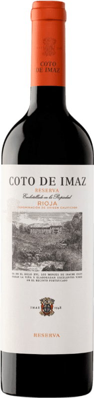 12,95 € Free Shipping | Red wine Coto de Rioja Coto de Imaz Reserve D.O.Ca. Rioja The Rioja Spain Tempranillo Bottle 75 cl