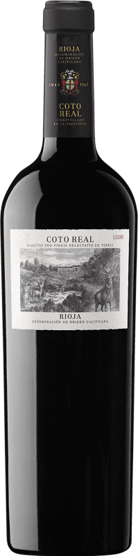 27,95 € 免费送货 | 红酒 Coto de Rioja Coto Real 预订 D.O.Ca. Rioja 拉里奥哈 西班牙 Tempranillo, Grenache, Mazuelo 瓶子 75 cl
