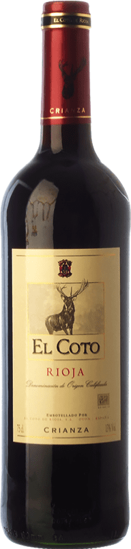 25,95 € Envoi gratuit | Vin rouge Coto de Rioja Crianza D.O.Ca. Rioja La Rioja Espagne Tempranillo Bouteille Magnum 1,5 L