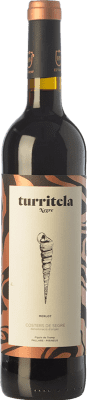 10,95 € Envío gratis | Vino Tinto El Vinyer Turritela Joven D.O. Costers del Segre Cataluña España Merlot 75 cl