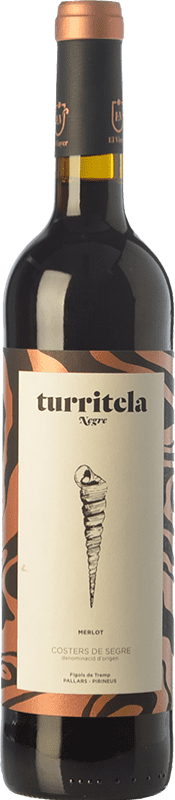 10,95 € Envoi gratuit | Vin rouge El Vinyer Turritela Negre Jeune D.O. Costers del Segre Catalogne Espagne Merlot Bouteille 75 cl