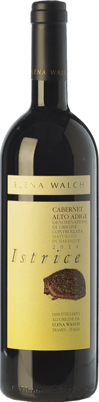 27,95 € Бесплатная доставка | Красное вино Elena Walch Cabernet Istrice D.O.C. Alto Adige Трентино-Альто-Адидже Италия Cabernet Sauvignon — Каберне Совиньон, Cabernet Franc — Каберне Фран Бутылка 75 cl