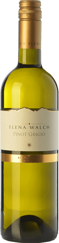 17,95 € Бесплатная доставка | Белое вино Elena Walch Pinot Grigio D.O.C. Alto Adige Трентино-Альто-Адидже Италия Pinot Grey бутылка 75 cl