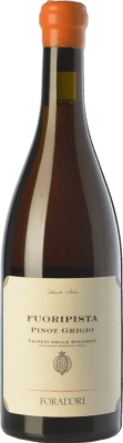 49,95 € Бесплатная доставка | Белое вино Foradori Fuoripista Pinot Grigio I.G.T. Vigneti delle Dolomiti Трентино Италия Pinot Grey бутылка 75 cl