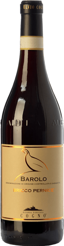 144,95 € Spedizione Gratuita | Vino Rosso Elvio Cogno Bricco Pernice D.O.C.G. Barolo Piemonte Italia Nebbiolo 75 cl