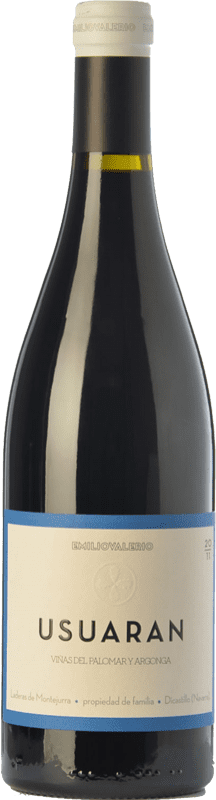 17,95 € Free Shipping | Red wine Emilio Valerio Usuarán Aged D.O. Navarra Navarre Spain Tempranillo, Grenache, Graciano Bottle 75 cl