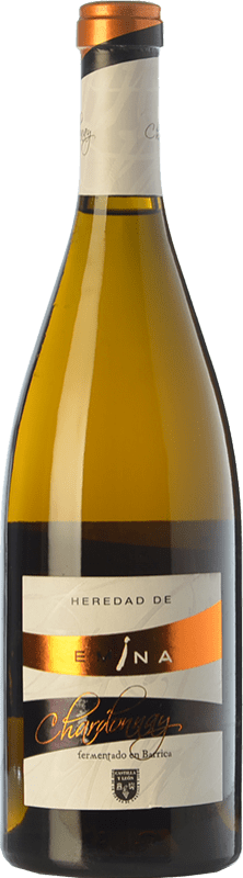 15,95 € Spedizione Gratuita | Vino Bianco Emina Heredad Botte I.G.P. Vino de la Tierra de Castilla y León Castilla y León Spagna Chardonnay 75 cl