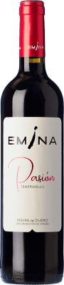 12,95 € Envio grátis | Vinho Tinto Emina Pasión Carvalho D.O. Ribera del Duero Castela e Leão Espanha Tempranillo 75 cl