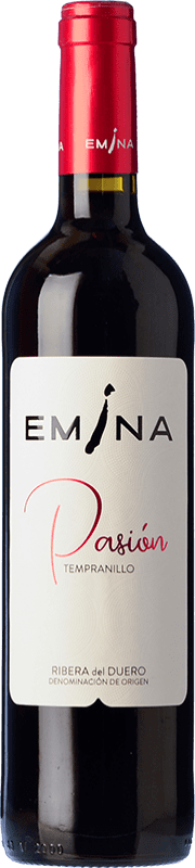 13,95 € Бесплатная доставка | Красное вино Emina Pasión Дуб D.O. Ribera del Duero Кастилия-Леон Испания Tempranillo бутылка 75 cl