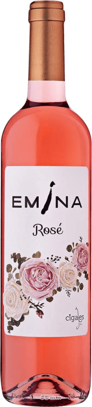 7,95 € 免费送货 | 玫瑰酒 Emina Rosé D.O. Cigales 卡斯蒂利亚莱昂 西班牙 Tempranillo, Verdejo 瓶子 75 cl