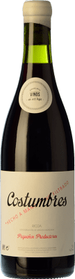 24,95 € Free Shipping | Red Wine En Voz Baja Costumbres Crianza — Aged D.O.Ca. Rioja The Rioja Spain Garnacha — Grenache 75 cl