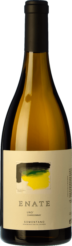 284,95 € Free Shipping | White wine Enate Uno Aged D.O. Somontano Aragon Spain Chardonnay Bottle 75 cl