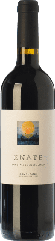 31,95 € Free Shipping | Red wine Enate Varietales Aged D.O. Somontano Aragon Spain Tempranillo, Merlot, Cabernet Sauvignon Bottle 75 cl