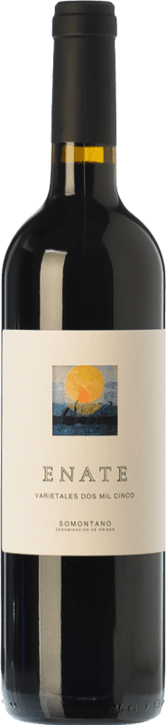 31,95 € Envio grátis | Vinho Tinto Enate Varietales Crianza D.O. Somontano Aragão Espanha Tempranillo, Merlot, Cabernet Sauvignon 75 cl