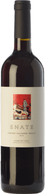 7,95 € 免费送货 | 红酒 Enate Cabernet Sauvignon-Merlot 年轻的 D.O. Somontano 阿拉贡 西班牙 Merlot, Cabernet Sauvignon 瓶子 75 cl