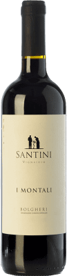 27,95 € 免费送货 | 红酒 Enrico Santini I Montali D.O.C. Bolgheri 托斯卡纳 意大利 Merlot, Syrah, Cabernet Sauvignon, Sangiovese 瓶子 75 cl