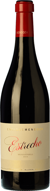 27,95 € Free Shipping | Red wine Enrique Mendoza Estrecho Aged D.O. Alicante Valencian Community Spain Monastrell Bottle 75 cl