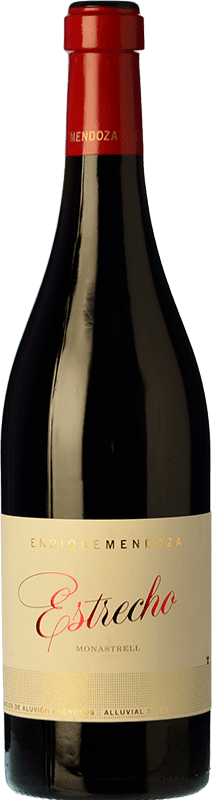 28,95 € Spedizione Gratuita | Vino Rosso Enrique Mendoza Estrecho Crianza — Invecchiato in Botte D.O. Alicante Comunità Valenciana Spagna Monastrell Bottiglia 75 cl