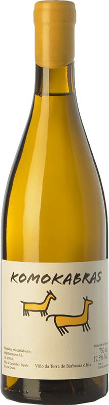 17,95 € Kostenloser Versand | Weißwein Entre os Ríos Komokabras Amarillo Crianza — Kurze Fassreifung I.G.P. Viño da Terra de Barbanza e Iria Galizien Spanien Albariño — Albarinho Flasche 75 cl