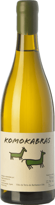 22,95 € Envío gratis | Vino blanco Entre os Ríos Komokabras Verde I.G.P. Viño da Terra de Barbanza e Iria Galicia España Albariño Botella 75 cl