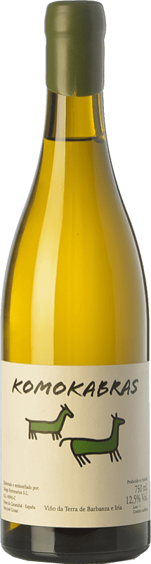 23,95 € Envio grátis | Vinho branco Entre os Ríos Komokabras Verde I.G.P. Viño da Terra de Barbanza e Iria Galiza Espanha Albariño Garrafa 75 cl