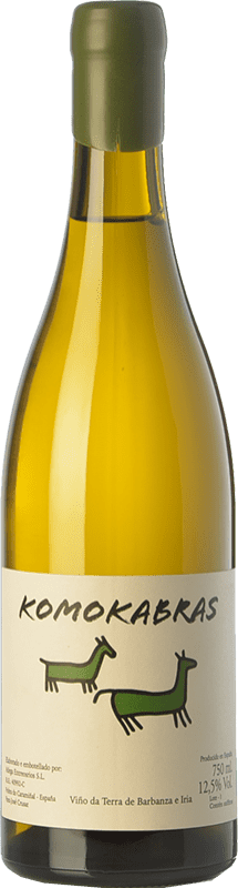 21,95 € Kostenloser Versand | Weißwein Entre os Ríos Komokabras Verde I.G.P. Viño da Terra de Barbanza e Iria Galizien Spanien Albariño — Albarinho Flasche 75 cl