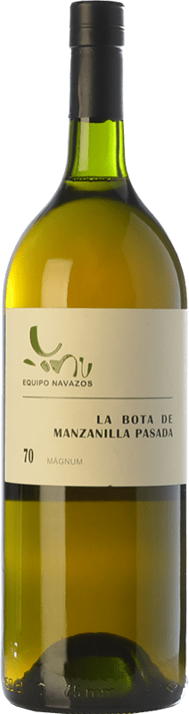 79,95 € Бесплатная доставка | Крепленое вино Equipo Navazos La Bota Nº 70 Manzanilla Pasada D.O. Manzanilla-Sanlúcar de Barrameda Андалусия Испания Palomino Fino бутылка Магнум 1,5 L