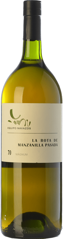 83,95 € Kostenloser Versand | Likörwein Equipo Navazos La Bota Nº 70 Pasada D.O. Manzanilla-Sanlúcar de Barrameda Andalusien Spanien Palomino Fino Magnumflasche 1,5 L