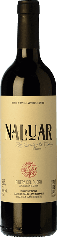 19,95 € 免费送货 | 红葡萄酒 Erre Vinos Naluar Crianza — 陈酿 D.O. Ribera del Duero 卡斯蒂利亚莱昂 西班牙 Tempranillo — 丹魄 75 cl