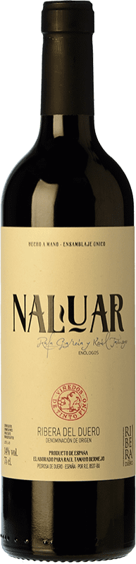 24,95 € Free Shipping | Red wine Erre Vinos Naluar Aged D.O. Ribera del Duero Castilla y León Spain Tempranillo Bottle 75 cl