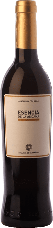 9,95 € Бесплатная доставка | Креплёное вино Esencia de la Andana D.O. Manzanilla-Sanlúcar de Barrameda Андалусия Испания Palomino Fino Средняя бутылка 50 cl