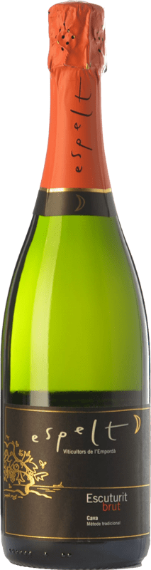 14,95 € Free Shipping | White Sparkling Wine Espelt Escuturit Brut Reserve D.O. Cava Catalonia Spain Macabeo, Xarel·lo, Chardonnay Bottle 75 cl