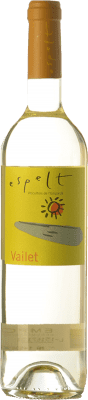 9,95 € Spedizione Gratuita | Vino bianco Espelt Vailet Blanc D.O. Empordà Catalogna Spagna Grenache Bianca, Macabeo Bottiglia 75 cl
