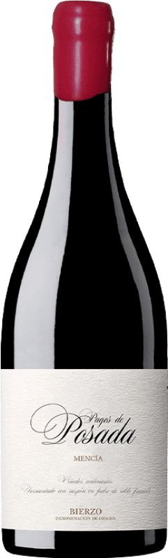 22,95 € Envío gratis | Vino tinto Estefanía Tilenus Pago de Posada Crianza D.O. Bierzo Castilla y León España Mencía Botella 75 cl