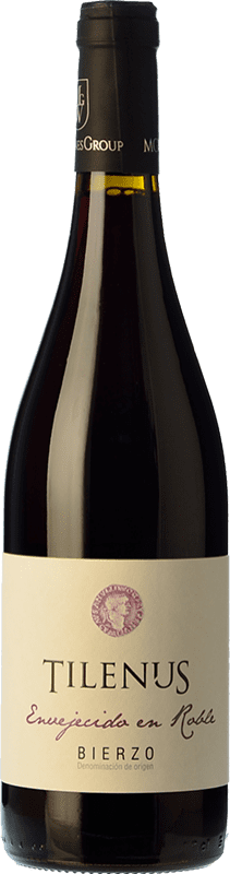 13,95 € Бесплатная доставка | Красное вино Estefanía Tilenus Дуб D.O. Bierzo Кастилия-Леон Испания Mencía бутылка 75 cl
