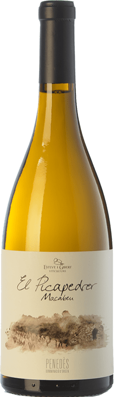 14,95 € Free Shipping | White wine Esteve i Gibert El Picapedrer Aged D.O. Penedès Catalonia Spain Macabeo Bottle 75 cl