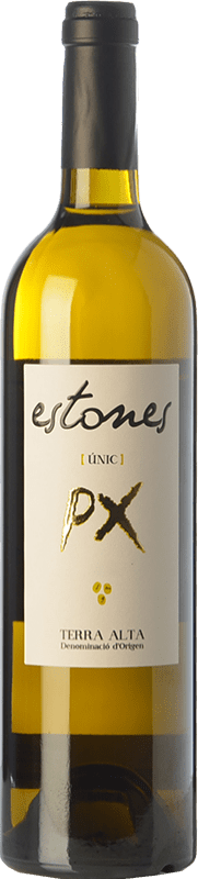 17,95 € Envio grátis | Vinho branco Estones PX D.O. Terra Alta Catalunha Espanha Pedro Ximénez Garrafa 75 cl