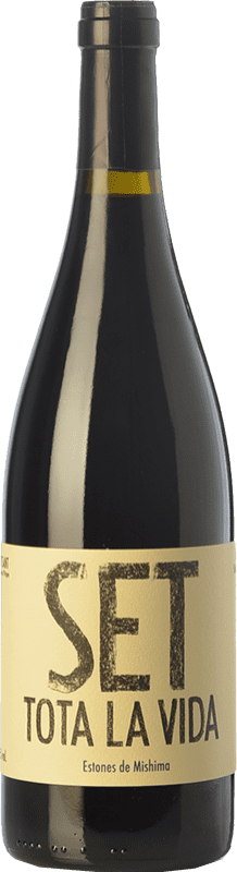 17,95 € Free Shipping | Red wine Estones de Mishima Set Tota La Vida Young D.O. Montsant Catalonia Spain Syrah, Grenache, Carignan Bottle 75 cl