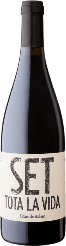 19,95 € Envío gratis | Vino Tinto Estones de Mishima Set Tota La Vida Joven D.O. Montsant Cataluña España Syrah, Garnacha, Cariñena 75 cl