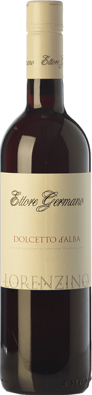 14,95 € Free Shipping | Red wine Ettore Germano Lorenzino D.O.C.G. Dolcetto d'Alba Piemonte Italy Dolcetto Bottle 75 cl