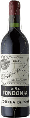 128,95 € Бесплатная доставка | Красное вино López de Heredia Viña Tondonia Гранд Резерв D.O.Ca. Rioja Ла-Риоха Испания Tempranillo, Graciano, Mazuelo, Grenache Tintorera бутылка 75 cl